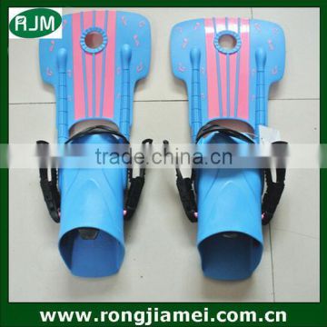 Custom underwater rubber diving kids swim flippers