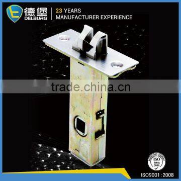 stainless steel 50mm backset sliding door lock latch