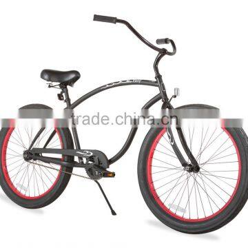 2016 Hottest 26" Beach Cruiser Bike/beach Cruiser Electric Bike 3.0 Tire/beach Cruiser Electric Bike for Sale (PW-B26362)