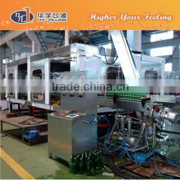 Glass bottle soda water washing filling capping equipment