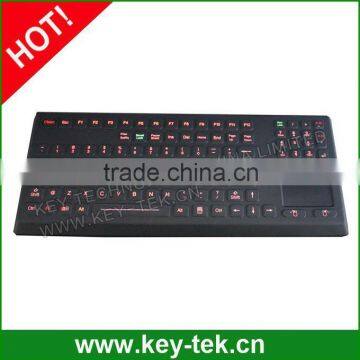IP68 Keyboard With Touchpad for Heavy Application, LED Backlight Optional