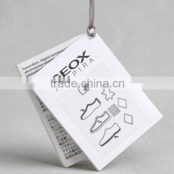 Washing Care Instruction Paper Card Hangtag for Shoes photo-2