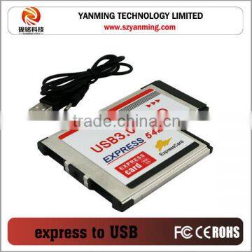 T type Express 54mm to 2 port usb3.0 card