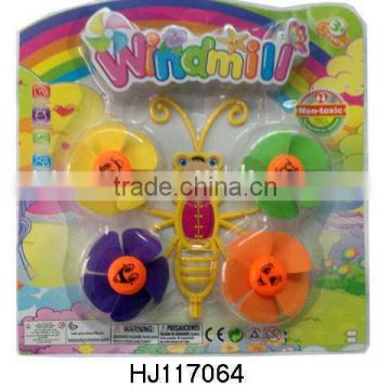 Promotion Toys Windmill, Plastic Toys Bee Pinwheel, Plastic Decorative Windmill Toy