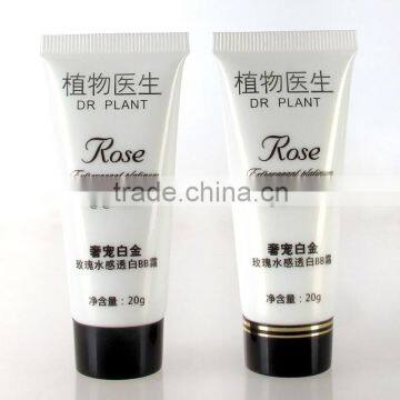 Pearl white color tube for BB cream