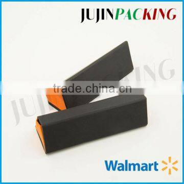 Leather foldable glasses case folding eyeglasses case