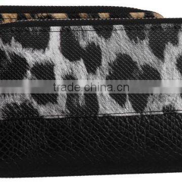 2015 FASHION LADIES JOINT-PU ANIMAL PRINT ZIPAROUND PURSE