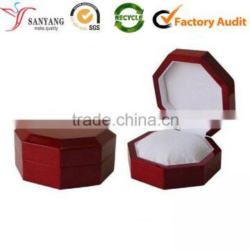 High quality octagon hexagon wood watch box antique carriage box