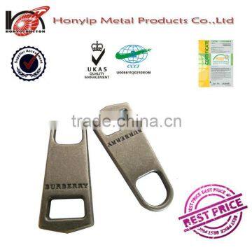 easy brand name solid alloy custom zip pullers