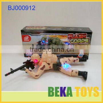 Kids Toys Electric Moving Toys Painted Plastic Corps Action Figure Soldier photo-6