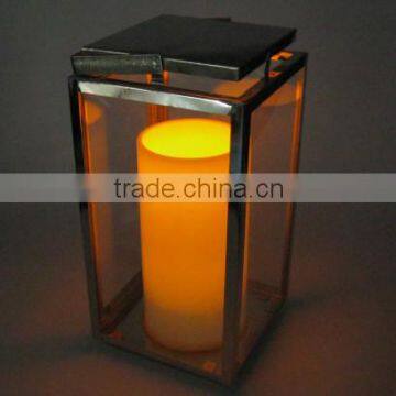 Cheap decorative metal lantern with led candle light