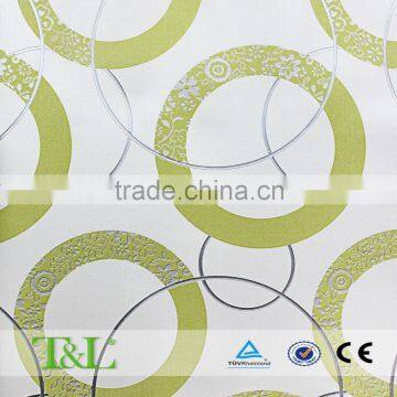 Decorative pvc circle design wallpaper