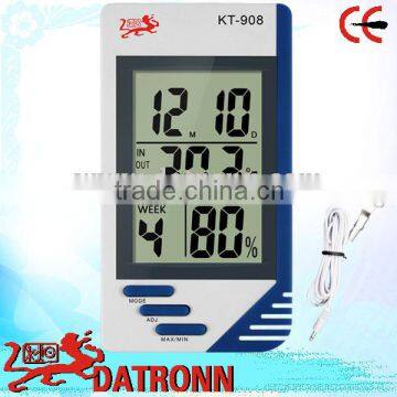 Digital thermometer LCD alarm clock KT908