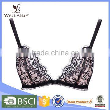 New Arrival Sweet Mature Lady Mesh girls bra