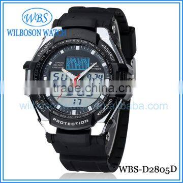 Waterproof sport digital man watch with small order QTY acceptable