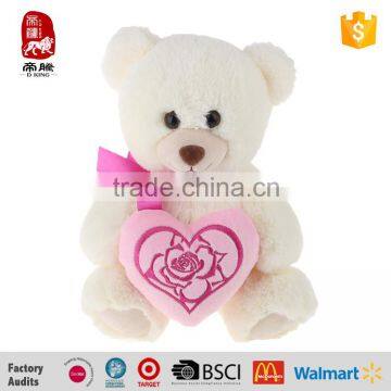 Plush Stuffed Plush Soft Valentines Teddy Bear With Heart China Yangzhou Manufacture Customize Wholesale photo-5