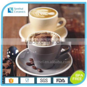 Wholesale 2016 porcelain coffee cup with saucers                        
                                                Quality Choice