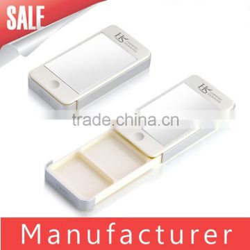 fashion phone shaped face compact powder packaging