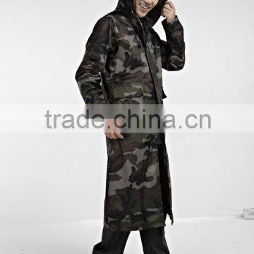 OEM Factory 100% Polyester or Oxford Raincoat Army Rain Poncho Military Outdoor Workplace Bicycle Motorcycle Raincoat photo-6