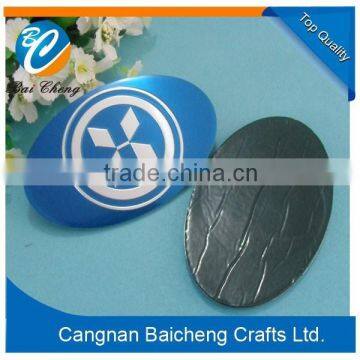 nice blue aluminum tag with sticker for wide usage supplies top quality and cheap price and quick delivery for sale