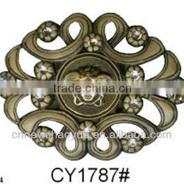 Nickle Free Fashion Pin Buckle With Filigree Details and Gems photo-2