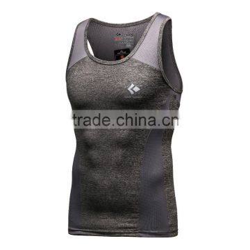 Men's Compression Tank Tops Slim Vest Body Tight Thin Vest Gym Singlet Crossfit Clothing Wholesale Male Vest Summer photo-6