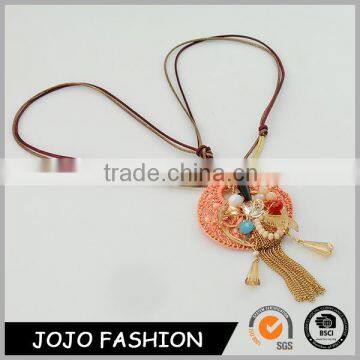 Latest beautiful rope chain necklace handmade bead dream catcher series necklace                        
                                                                                Supplier's Choice