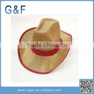 Stylish Wide Brime Wholesale Straw Cowboy Hats