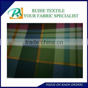 100% polyester 600D lattice printed oxford fabric for bag