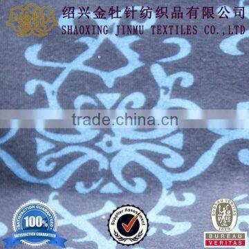 CVC Printed terry cloth fabric