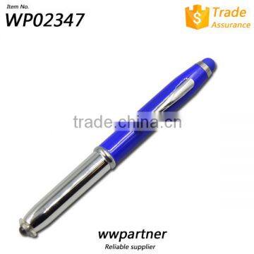 LED MINI Metal Pen Flashlights With Separable Cap, Stylus Pen photo-2