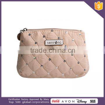 mesh cosmetic bag hard case cosmetic bag