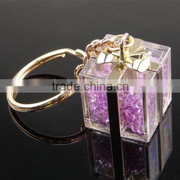 Gift Shape Promotional Crystal Keychains photo-3