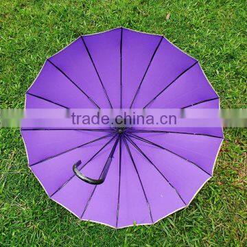 custom wholesale 16 ribs umbrella