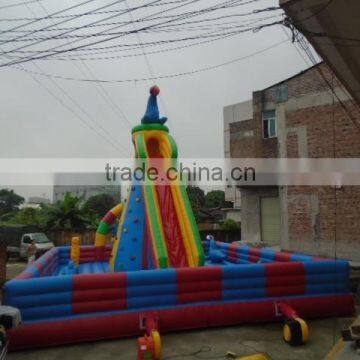 2016 Hot Commercial Inflatable Park With Climbing Wall photo-6