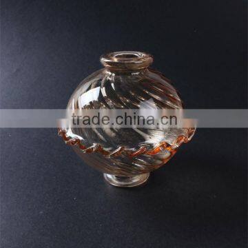 china manufacturer hand made modern glass lamp shade amber glass lamp cover factory price in bulk sale