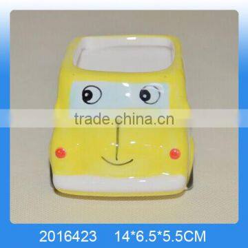 Personalized car shaped ceramic mousse cups for promotion