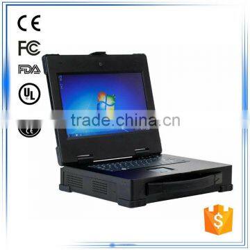 14"i5 CPU 4G RAM SSD120G 2PCI Slot 2LAN 4USB 1DVI 1COM Rugged Laptop Computer pc photo-2