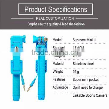 2015 Hot Sell Selfie Light Osaka Hockey Stick Gyro Stabilizer for Cameras Selfie Stick for IPhone Android photo-3