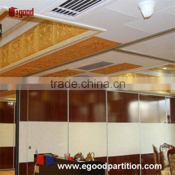 Star Hotel Melamine Laminated Movable Partition Walls Rome Interior