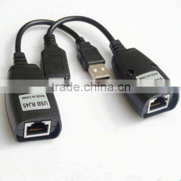 USB Extender via Cat5e or Cat6 Lan Extender Blister Package