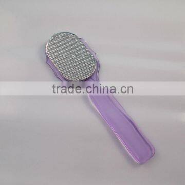 Oval shape metal foot file pedicure callus remover