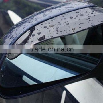 New design Flexible PVC Car Accessories Rearview Mirror Rain Shade Rainproof Blades /Car Back Mirror Eyebrow Rain Cover