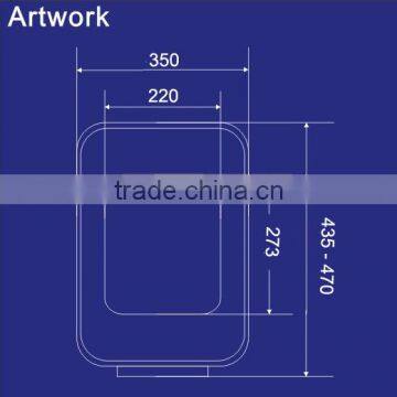 1081 High Quality Portable Plastic PP Toilet Seat photo-2