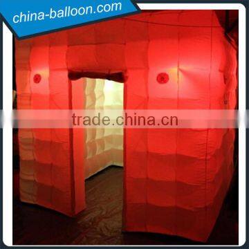 Charming&hot Sale Cube Inflatable Tent /photo Booth With Led Tent/ Inflatable Trade Tent Booths for Display photo-2