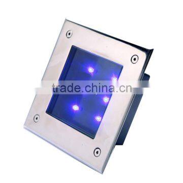 Metal housing Tempered glass solar underground light led underground light ie outdoor led garden light