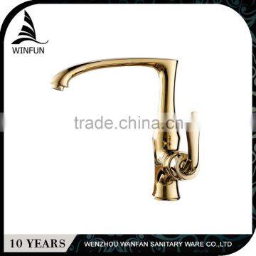 Sanitary ware kitchen basin sink faucet gold brushed kitchen faucet