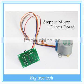 Raspberry pi kits 1LOT 5V 4-phase Deceleration Stepper Motor+ Driver Board ULN2003 1 x Stepper motor + 1x ULN2003 Driver board