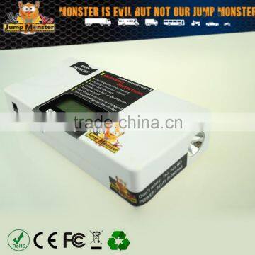 fashion power bank jump starter for lithium ion battery 12v vehicles