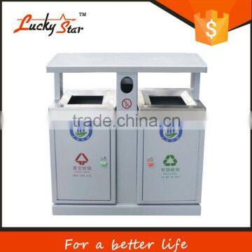 automatic color coded stainless steel garbage dustbin